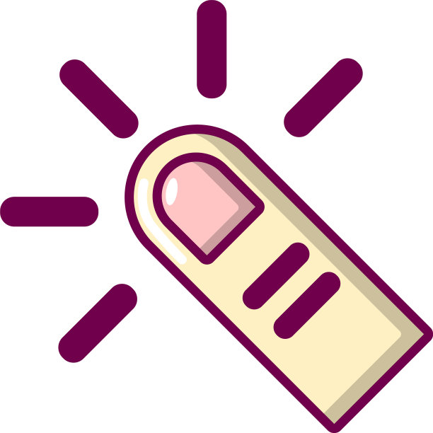 光标手指图标卡通风格图片下载