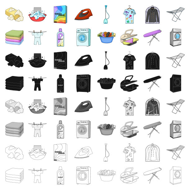 洗衣机粉铁等设备图片下载