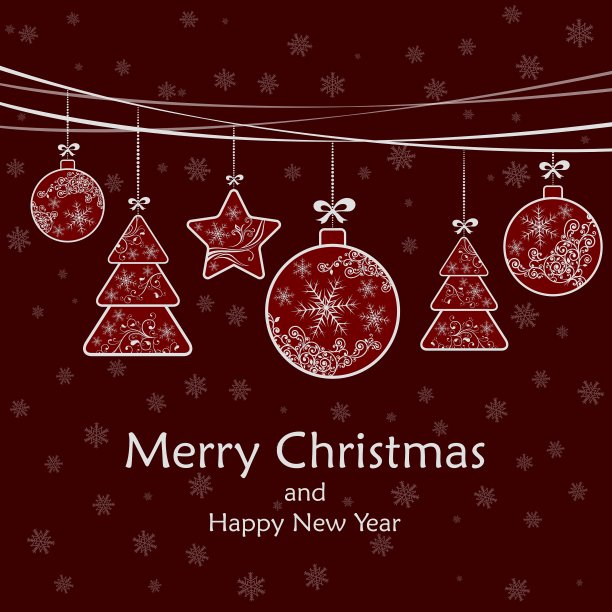 圣诞装饰品装饰图片下载