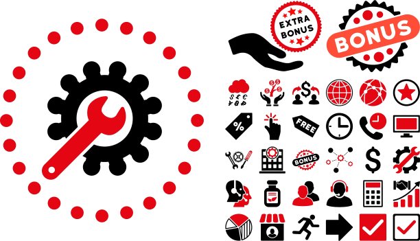 带奖励的定制扁平图标图片下载