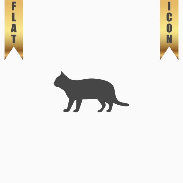 轮廓的猫图片下载