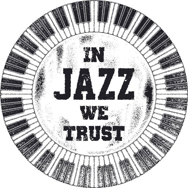 在爵士乐中我们信任图片下载