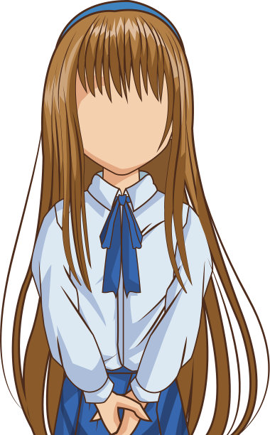 动漫女孩设计图片下载