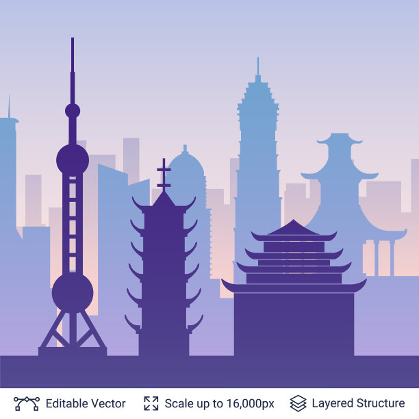 上海著名城市景观图片下载