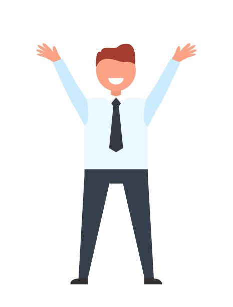 微笑的商人图标图片下载