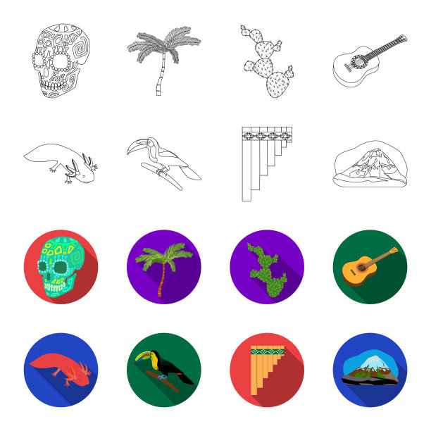 墨西哥乐器，一种鸟图片下载