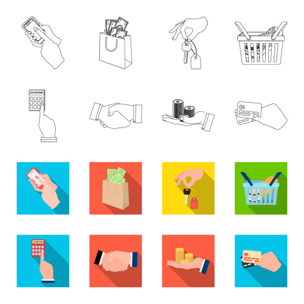 计算器握手和其他网页图标图片下载