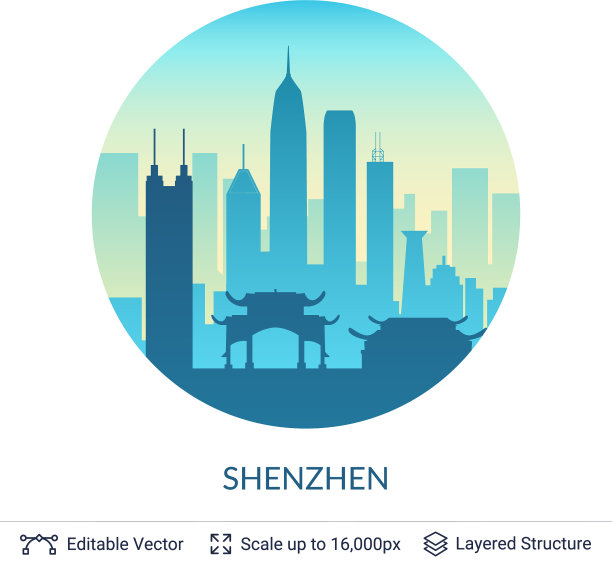 深圳是中国著名的城市景观图片下载