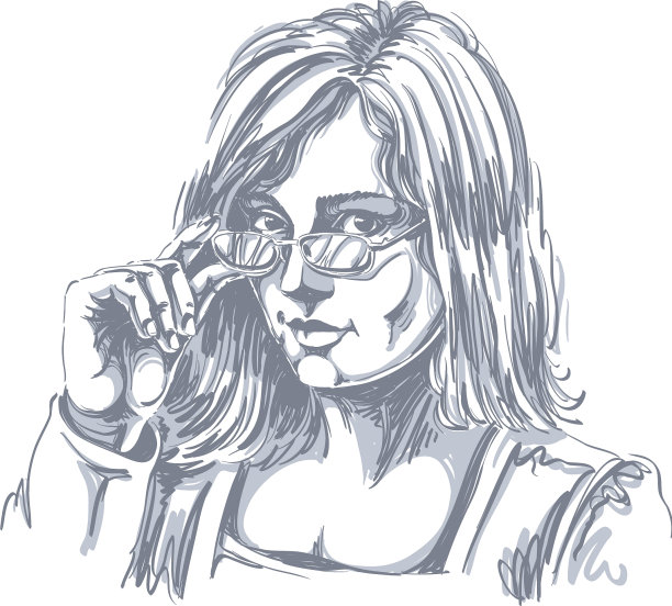 精致好看的商业女性肖像图片下载