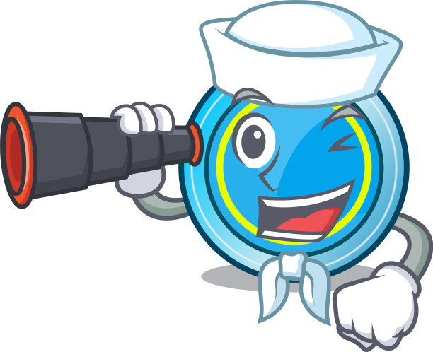 水手与双目飞盘玩具在图片下载
