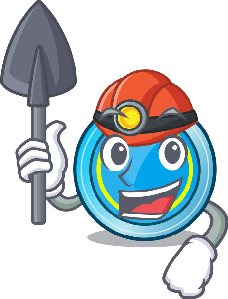 矿工飞盘玩具的人物形状图片下载