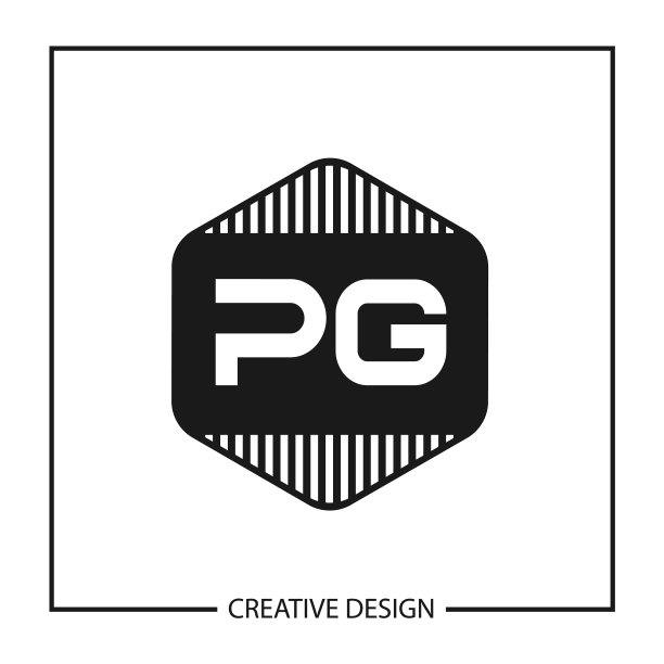 首字母PG标志设计模板图片下载