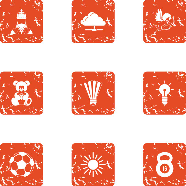 项目培训图标设置垃圾摇滚风格图片下载