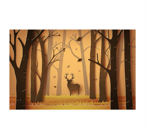 森林里的鹿图片下载