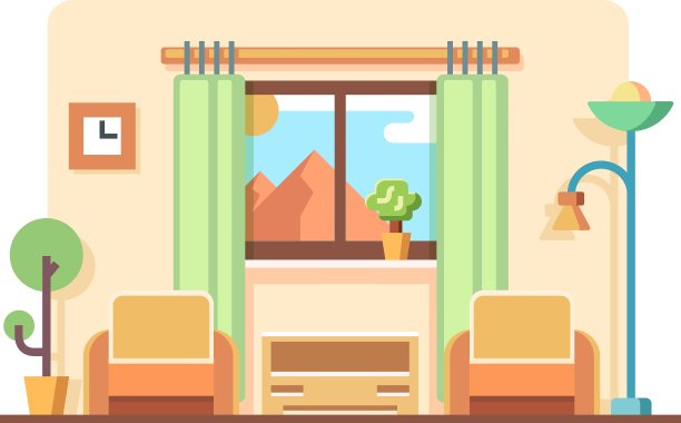 客厅里的概念图片下载