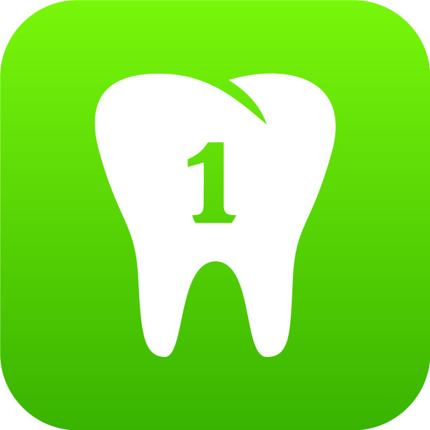 第一个牙齿图标样式简单图片下载