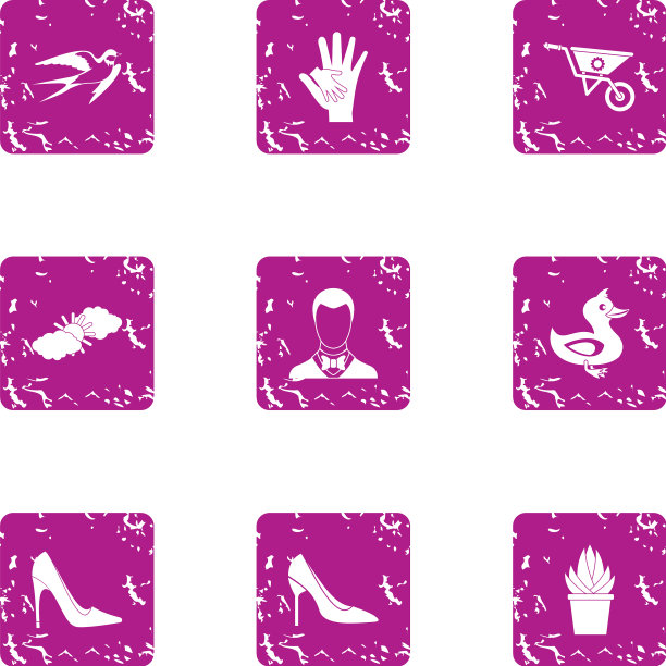 女性偶像设定了垃圾摇滚风格图片下载