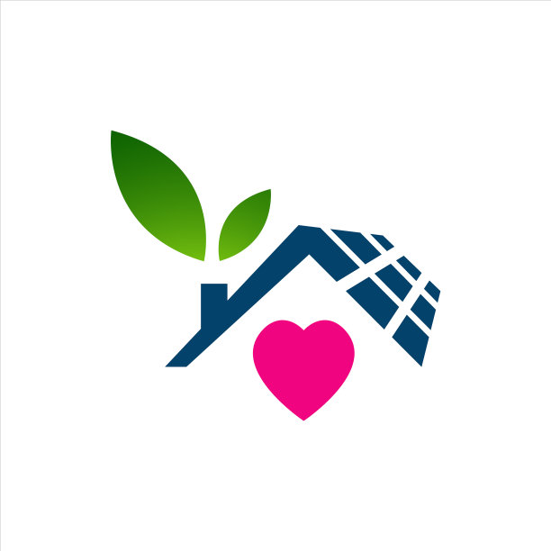 老人护理及护理家居标志设计图片下载