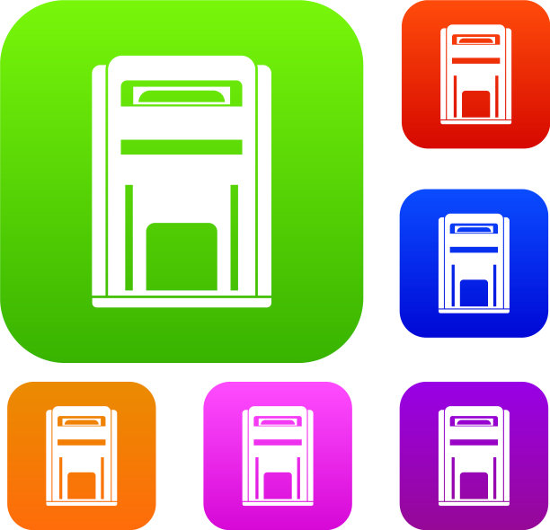 方形邮筒集合图片下载