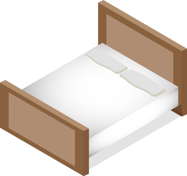 等距双床垫一图片下载