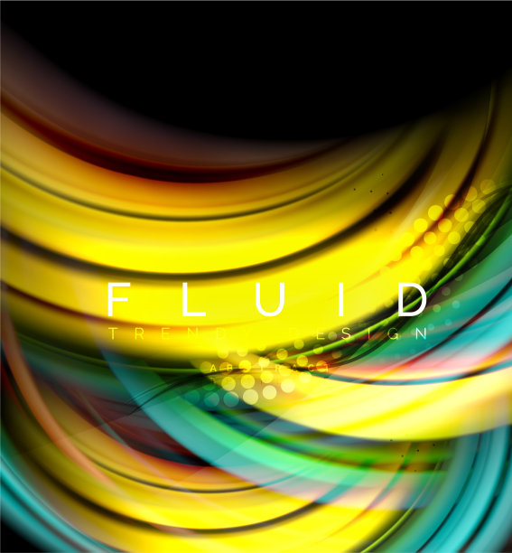 流体平滑波抽象背景流动图片下载