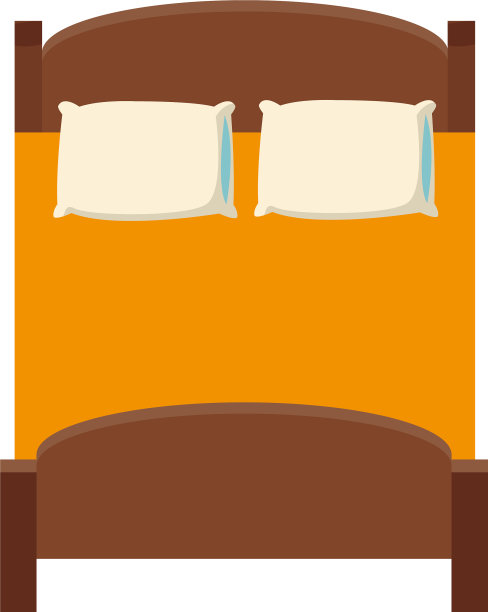 双人床的图标图片下载