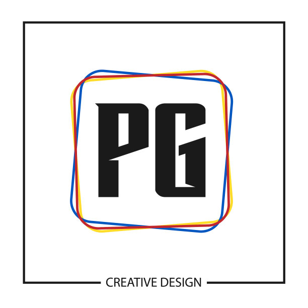 首字母PG标志设计模板图片下载