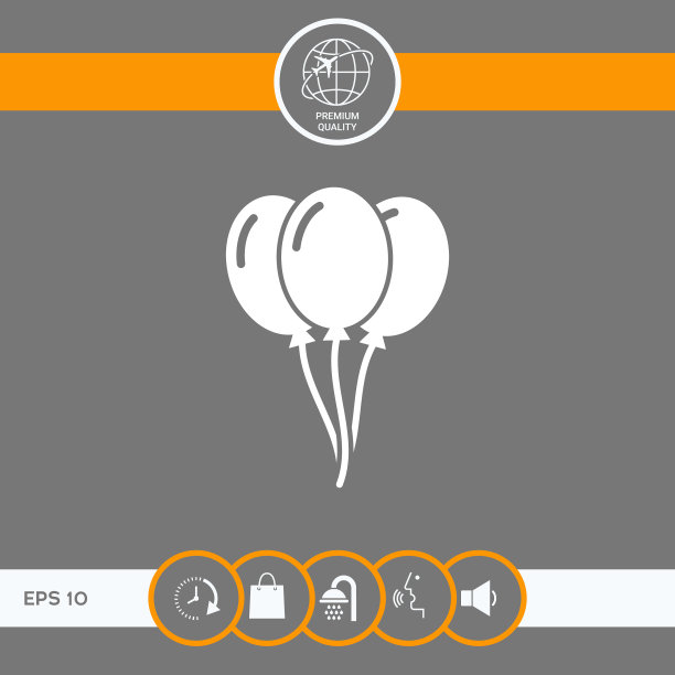 气球符号图标图片下载