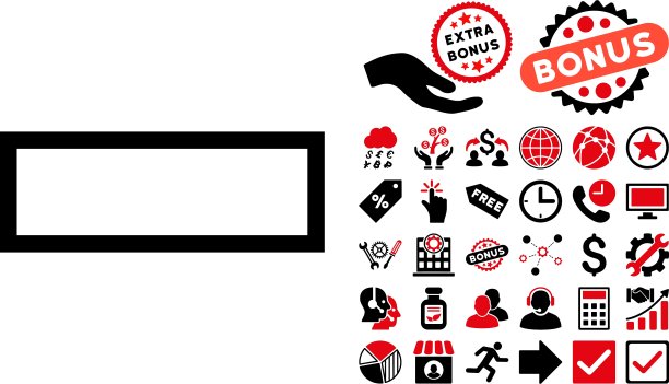 带奖励的减号扁平图标图片下载