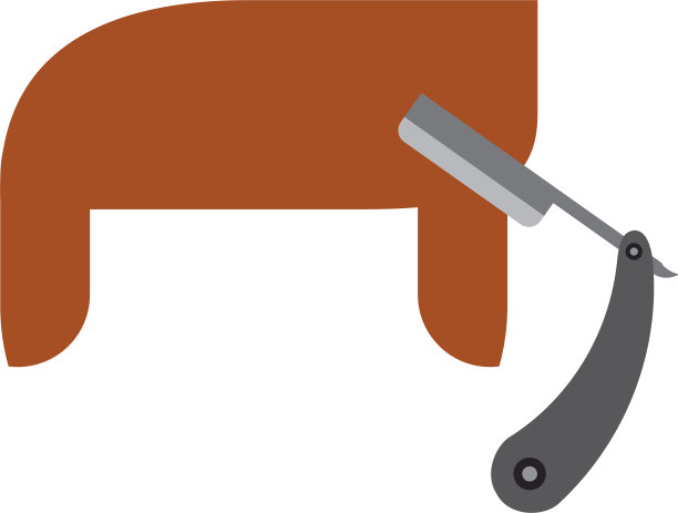 男性发型剃须刀片图片下载