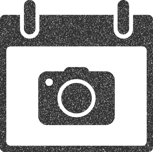 相机日历日粒状纹理图标图片下载