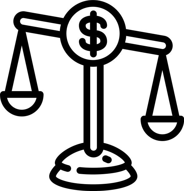货币平衡图标轮廓样式图片下载