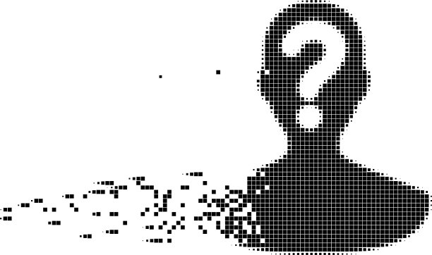 未知人物溶解像素图标图片下载