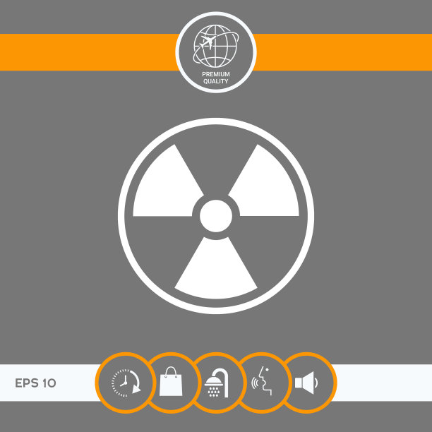 电离辐射的图标图片下载
