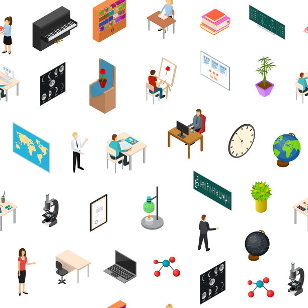 学校教育无缝模式背景图片下载