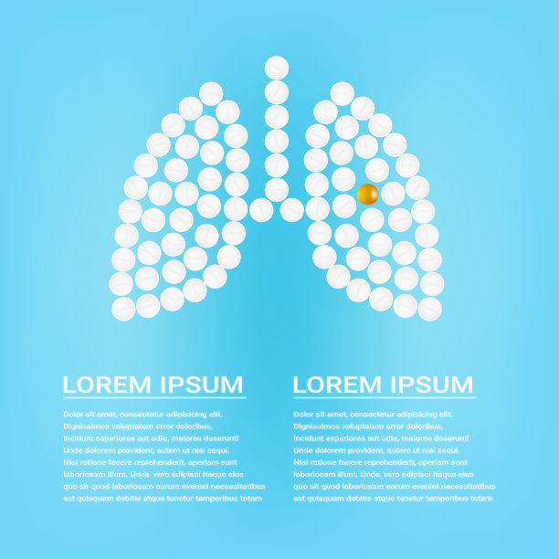 用药物隔离的人的肺图片下载