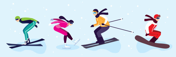 让人们练习极限冬季运动图片下载