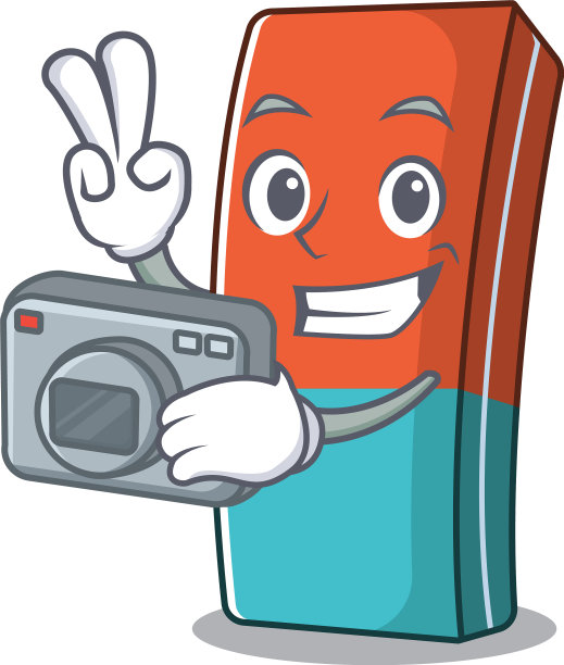 酷摄影师擦除字符与相机图片下载