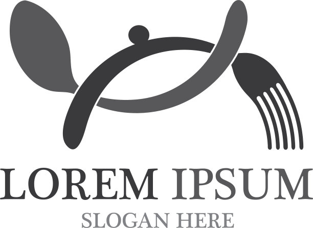 叉子和勺子标志餐厅图片下载