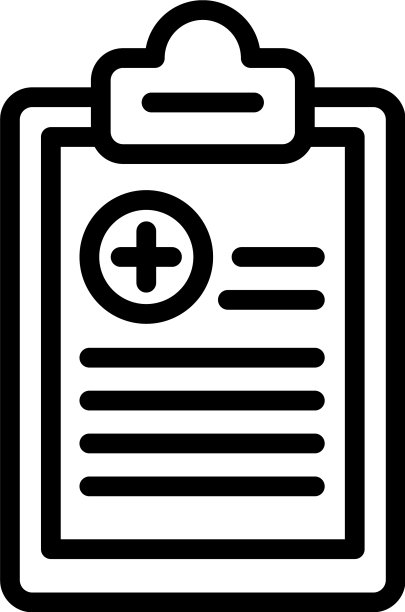 病人剪贴板图标轮廓样式图片下载