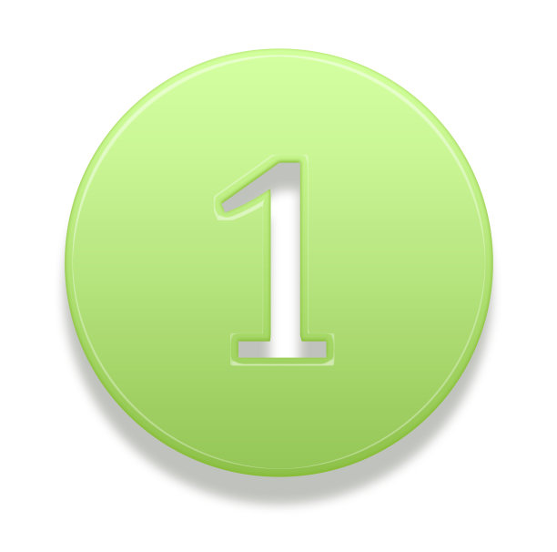 圆形图标与数字。图片下载
