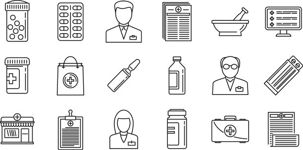 药剂师图标设置大纲样式图片下载