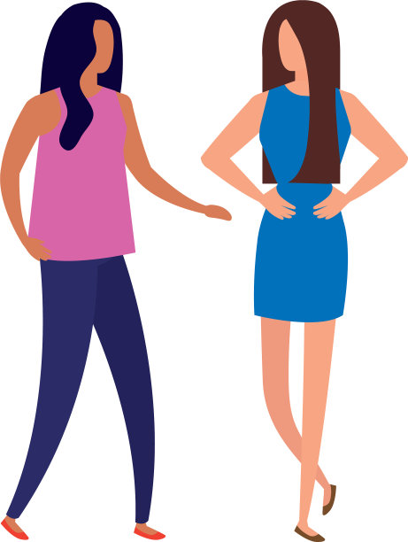 商务女性优雅的化身人物图片下载