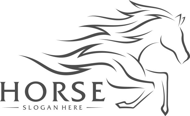 快马标志设计创意设计模板图片下载