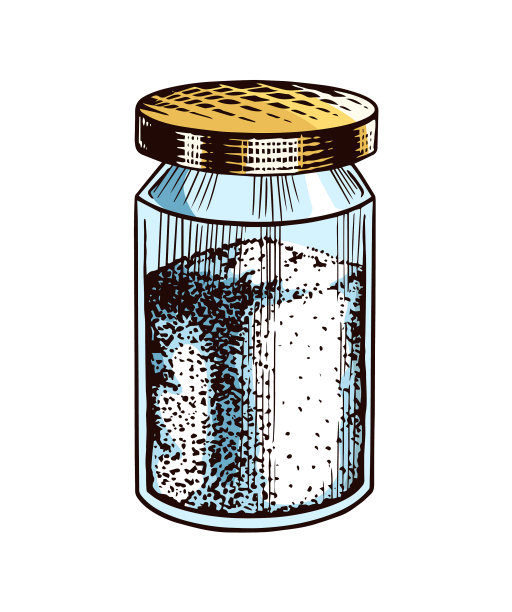 玻璃粉和海盐粉图片下载