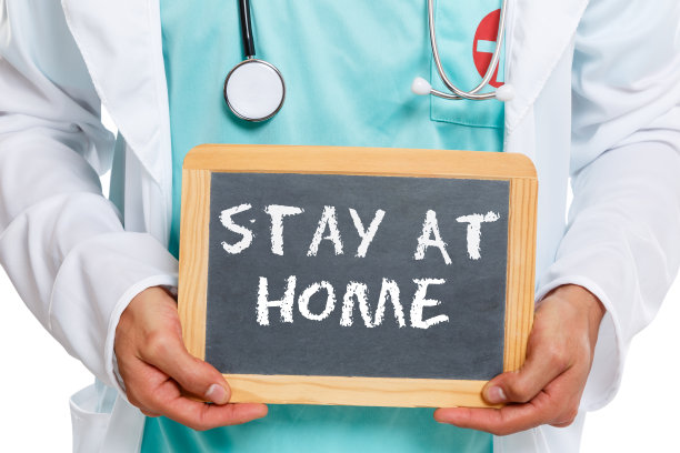居家冠状病毒冠状病毒医生生病疾病健康石板图片下载