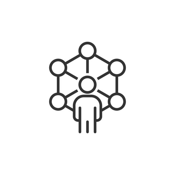 企业组织结构图与商务人士图片下载