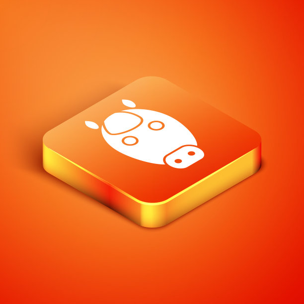 等距的马星座图标孤立上图片下载