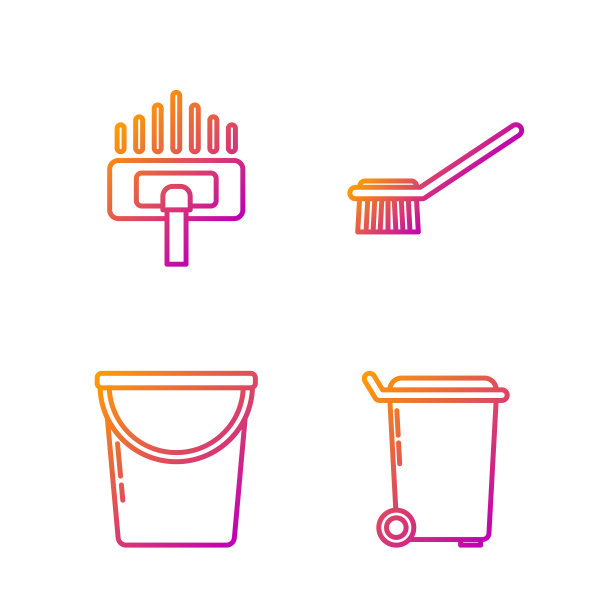 设垃圾筒、铲斗、吸尘器等生产线图片下载