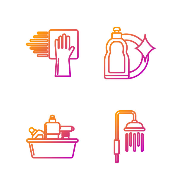 设置有水滴流动的淋浴喷头图片下载